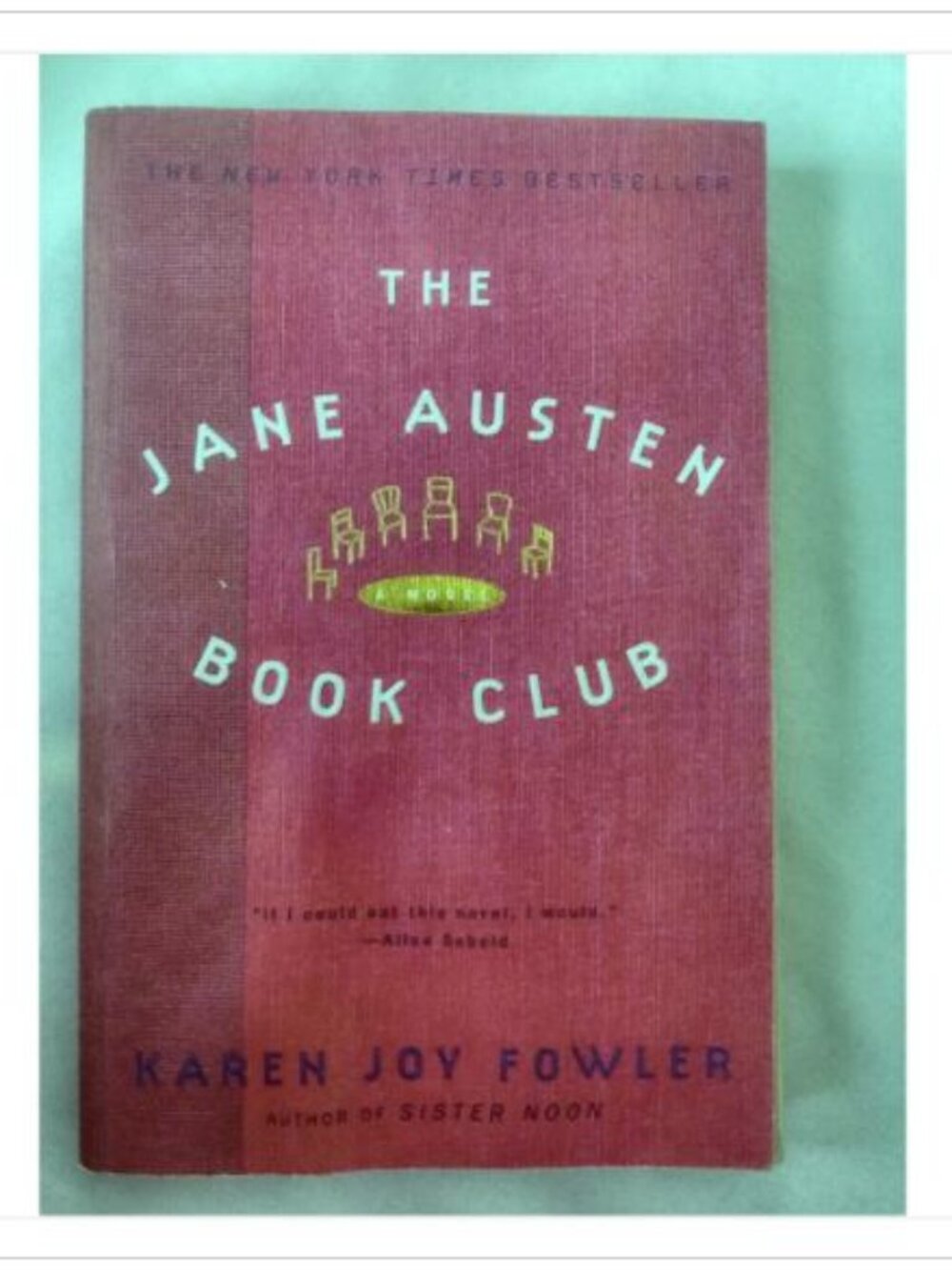 The Jane Austen Book Club Karen Joy Fowler 2005 First Plume Printing Paperback
